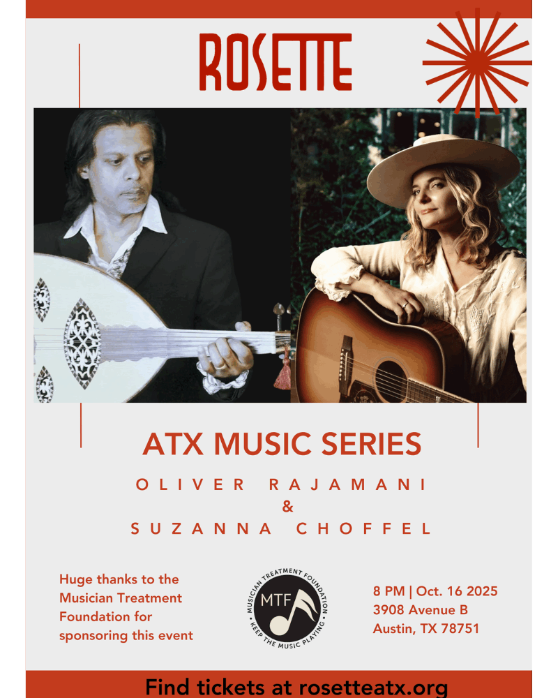 Austin Classical Guitar’s ATX Music Series: Oliver Rajamani & Suzanna Choffel